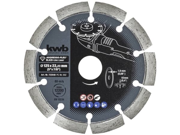 kwb 723540 Diamantskiva Diameter 125 mm 1 st