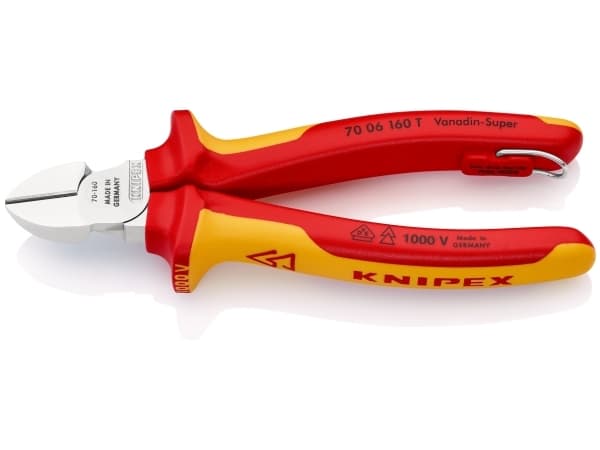 KNIPEX - Diagonalskjæretang - isolert - 160 mm