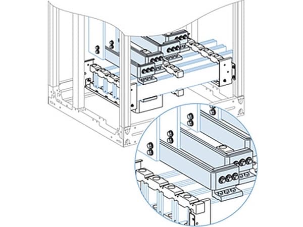 Schneider Electric Monteringsplattor kopplingsskåp 1 st