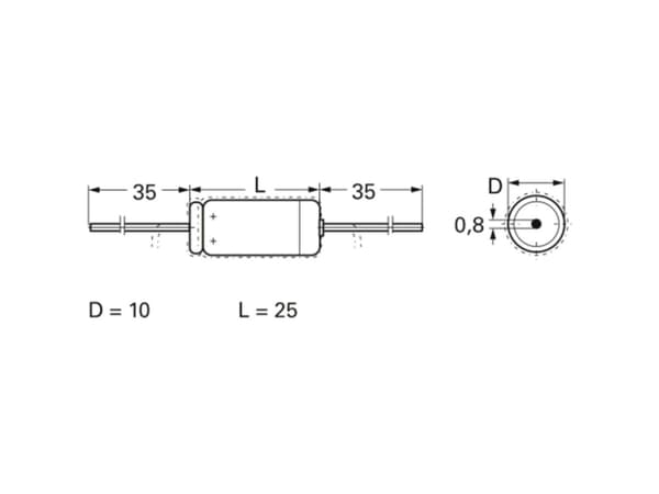 FTCAP A47104010025 / 1010480 Elektrolyyttikondensaattori aksiaalijohdolla 470 µF 40 V (Ø x L) 10 mm x 25 mm 1 kpl 1 kpl