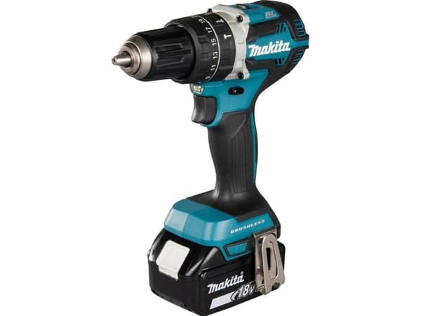 MAKITA skruvdragare UD.18V DHP484RTE 54/30Nm 2x5.0Ah BL
