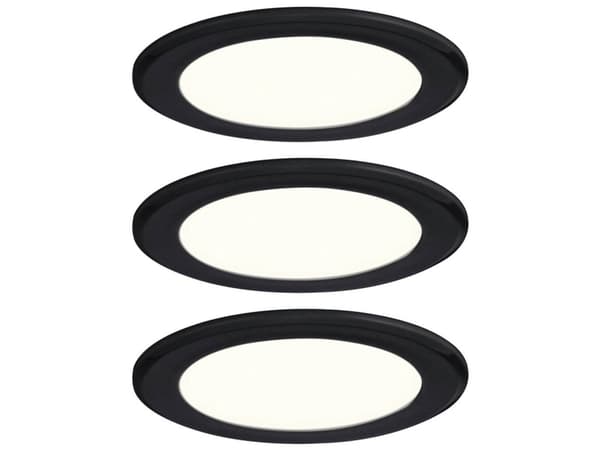 Paulmann LED-kaappivalaisin LED (RGB) 2,5 W Lämmin valkoinen Musta (matta)
