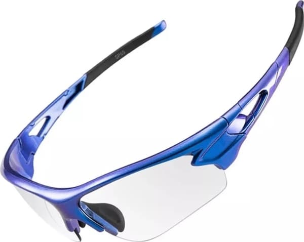 Rockbros 10069 Photochromic UV400 sykkelbriller - blå