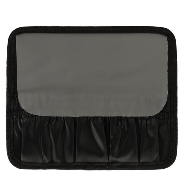 Kosmetikorganisator til kosmetik, smykker, etui med spejl, 10x forstørrelse, pink