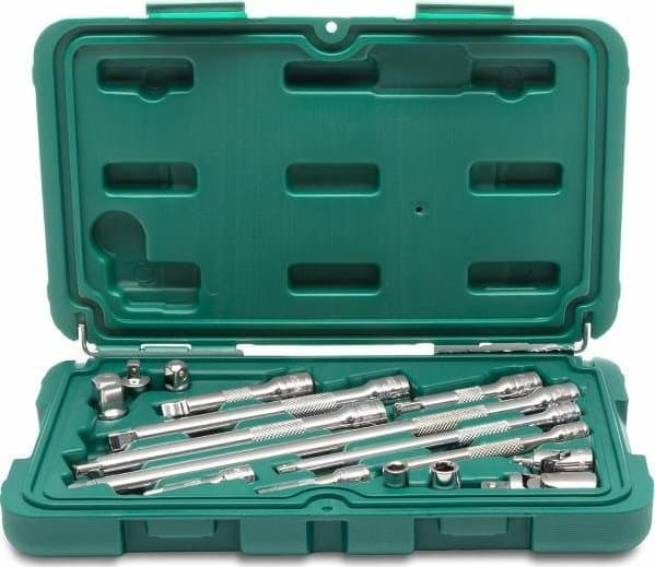 SATA 16-OSAINEN LISÄVARUSTE JA JATKO-OSAT 1/4", 3/8"
