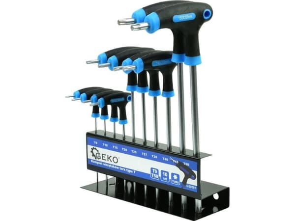 Geko Sats med torxskruvmejslar typ T9-T50 10el (10)