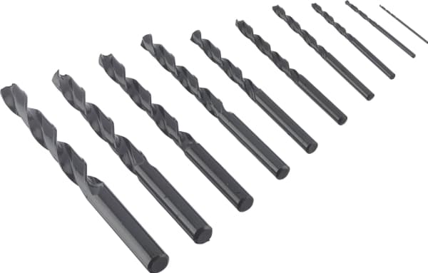 Irwin drill IRWIN METALL DILL HSS-R DIN338 sett med 10 stk. 1-2-3-4-5-6-7-8-9-10mm i en kassett