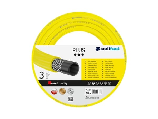 CELLFAST PLUS, 50 m, Maanpinnan yläpuolella, Keltainen, 25 bar, -20 - 60 °C