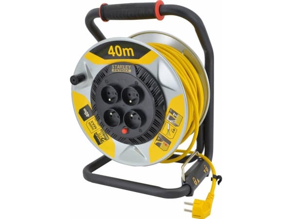 Stanley STANLEY Trumförlängningskabel 40m 3x1,5mm 16A IP20