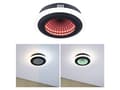 Miniatyrbild 1 av 2: Paulmann 71037 Spaceglow LED-loftslampe LED (RGB) 14 W Sort (mat)