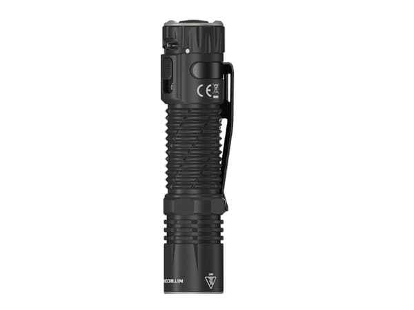 Nitecore EDC33, käsitaskulamppu, musta, alumiini, ruostumaton teräs, painikkeet, IP68, LED