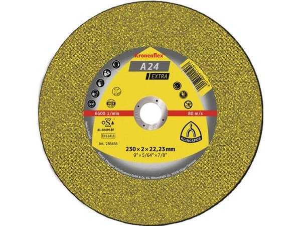 Bladspår A 24 Extra 188461 Kapskiva böjd 115 mm 22,23 mm 25 st