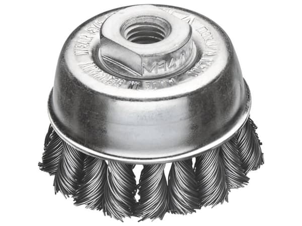 Lessmann Pigtail-borste Växlande pigtail Ø 65mm Ståltråd 0.50mm M14 (482.217.WZ)