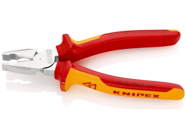 Knipex 02 06 180, 1,15 cm, 63 HRC, Rød, Gult, 56 mm, 180 mm, 20 mm