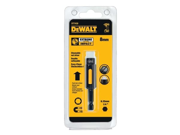 Dewalt Itsepuhdistuva 8 mm:n hylsy iskukoneisiin - DT7430