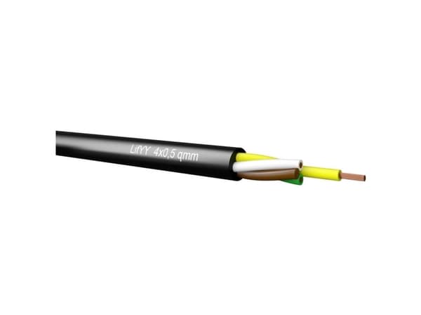 Kabeltronik UL-LifYY 2936 Ohjauskaapeli 3 x 0,08 mm² Musta 391300800 100 m