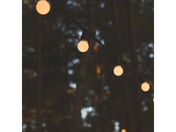 V-TAC Garden Girland (string) LED 10 meter 20 glödlampor 0,5W IP44 VT-70520 3000K 600lm