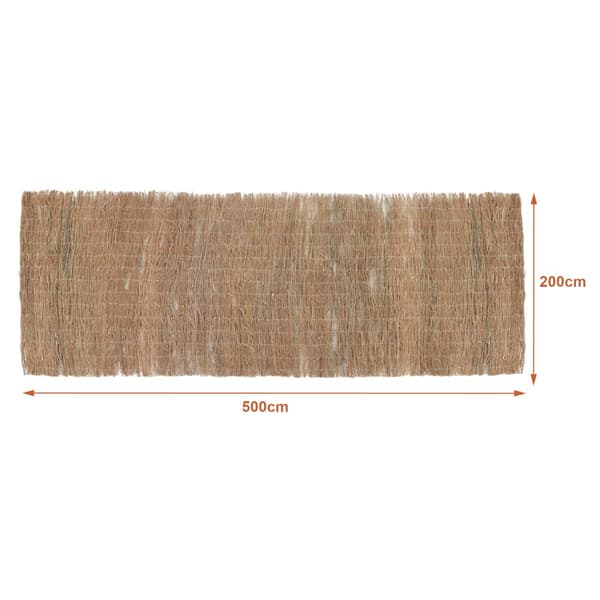 Slystaket Brielle brushwood 500x200 cm 1,5 kg/m² [casa.pro]