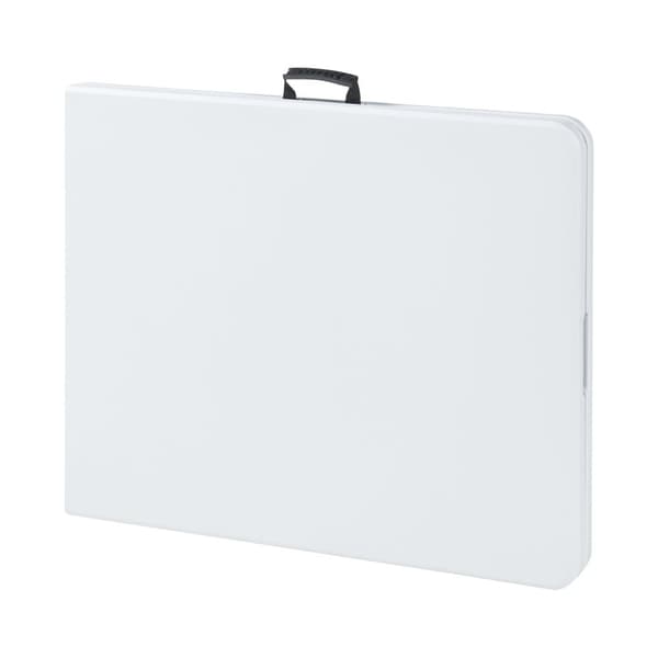 Hopfällbart campingbord Ljusnarsberg 180x75x72 cm vit [en.casa]