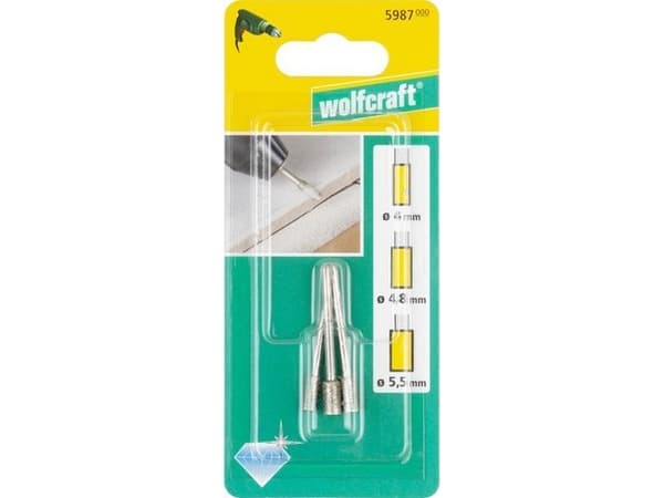 Wolfcraft 5987000 Slibestifter 1 sarja