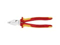Miniatyrbilde 2 av 5: Knipex 02 06 225, Kombinasjonstang, Stål, Plast, Oransje, Rød, 225 mm, 401 g