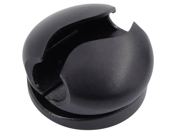 TRU COMPONENTS Kabelhållare Självhäftande 93013c1203 Samlings-Ø-område 8 mm (max) Svart 1 st