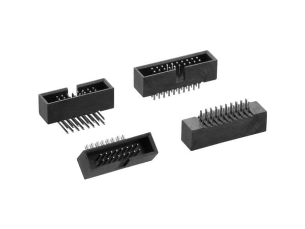 TRU COMPONENTS TC-067236-016-1-00 Stiftlist Rutstorlek: 1,27 mm Totalt antal poler: 16 Antal rader: 2 1 st