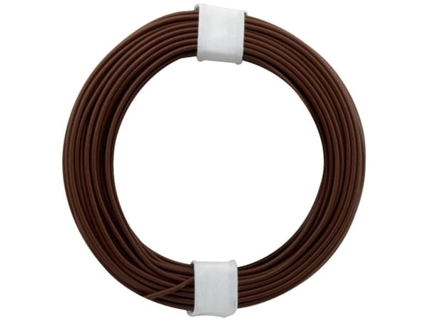 Donau Elektronik 118-8-D Johdin 1 x 0,14 mm² Tummanruskea 10 m 10 m