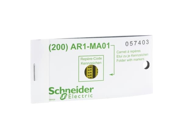 Schneider Electric AR1MA016, Keltainen, 200 kpl, REACh, RoHS, 4 mm, 48 mm, 102 mm