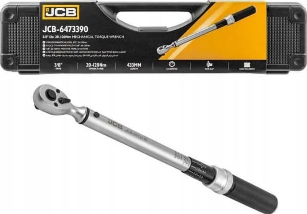 JCB momentnyckel 3/8" 20-120Nm