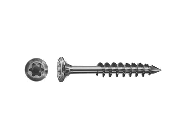 SPAX 25170404507021 Træskrue 4.5 mm 70 mm T-STAR Plus Rustfrit stål A2 100 stk