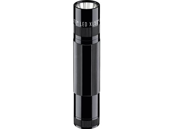 Maglite XL50-S3016, Taskulamppu otsanauhalla, Musta, Painikkeet, 1 m, IPX4, LED