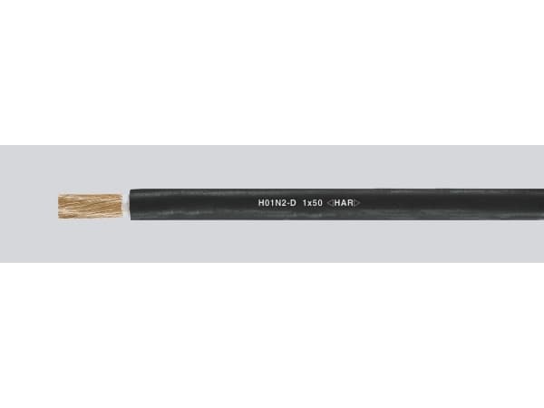 HELUKABEL 31006, Lavspenningskabel, Sort, Kobber (Cu), 70 mm², 2/0, 672 kg/km