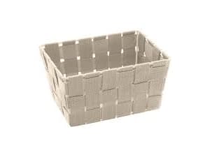 WENKO 20685100, Förvaringskorg, Beige, Rektangulär, Polypropylen (PP), Monokromatiskt, Badrum, Toalett