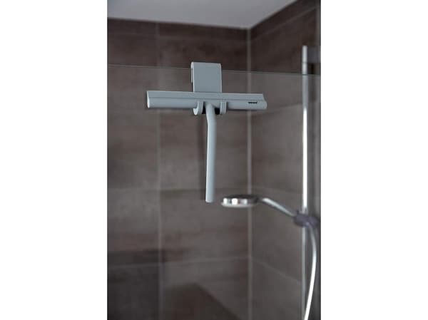 WENKO 22701100, Dusjnal med ett blad, Grå, Silikon, Silikon, 210 mm, 40 mm