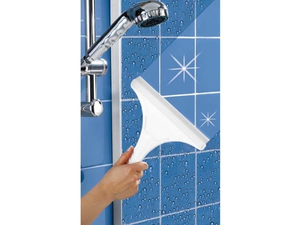WENKO 3901010100, Dusjnal med ett blad, Hvit, Plast, 245 mm, 235 mm