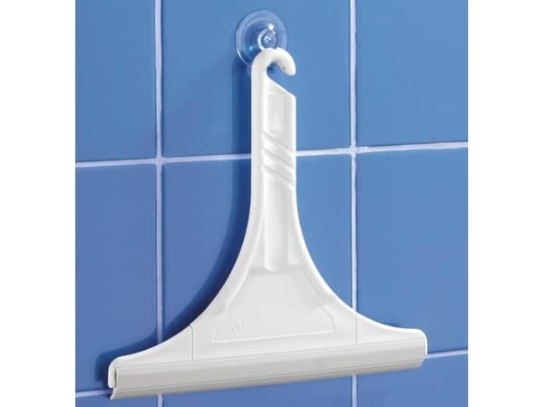 WENKO 3901010100, Dusjnal med ett blad, Hvit, Plast, 245 mm, 235 mm