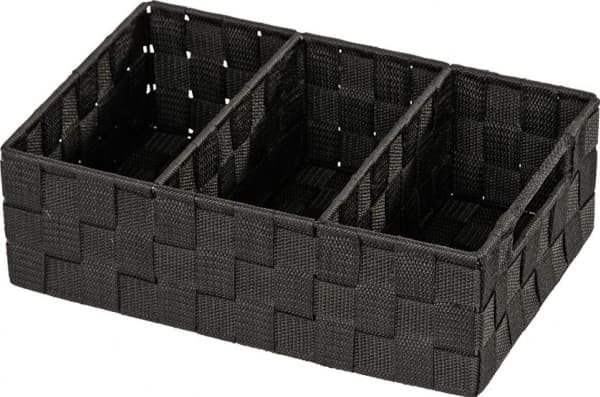 WENKO Adria, Förvaringslåda, Svart, Rektangulär, Plast, Polypropylen (PP), Monokromatiskt, 320 mm