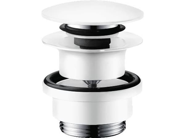 Bundventil Push-Open 11/4'' mat hvid