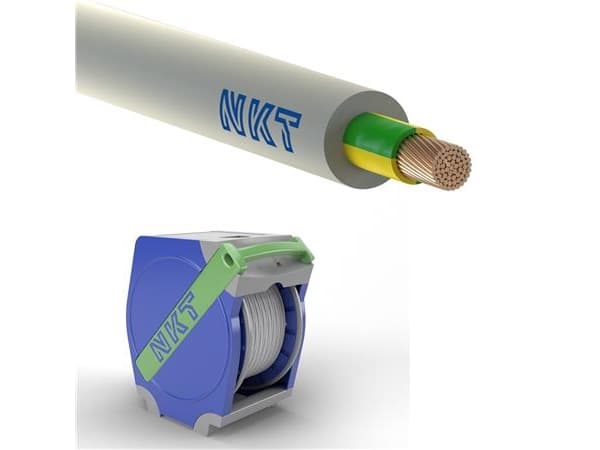 Installationskabel NOIKLX 90° 1G10 Ljusgrå QADDY 500 - (500 meter)
