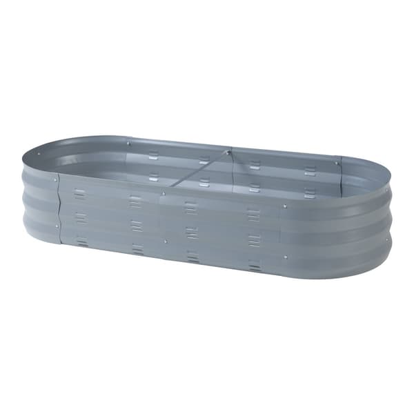 Odlingsbädd Alfedena 129x50x25 cm antracit [casa.pro]