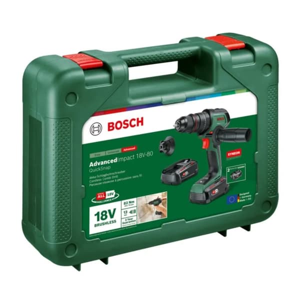 Bosch AKKUSLAGBOREMASKINE ADV 18V-80 2X2,5AH