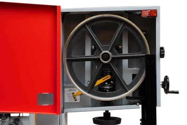 Holzmann HBS450 400V, Vertikal båndsag, 0 - 45°, 39,3 cm, 400 m/min, 900 m/min, 90 dB