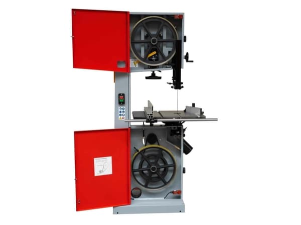 Holzmann HBS450 400V, Vertikal båndsag, 0 - 45°, 39,3 cm, 400 m/min, 900 m/min, 90 dB