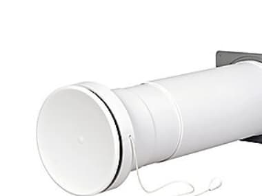 Duka teleskopventil type 450 - PVC, Hvid, Ø99 mm, 260-400 mm