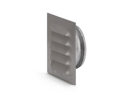 FRESH Murrist i metal 145x145 mm med Ø100 mm studs, grå.