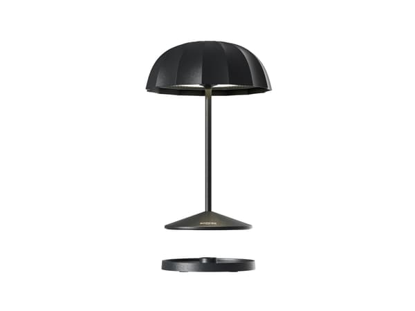 Sompex OMBRELLINO, Bordsbelysning för utomhusbruk, Svart, Gjuten aluminium, IP65, Trädgård, Terass, III