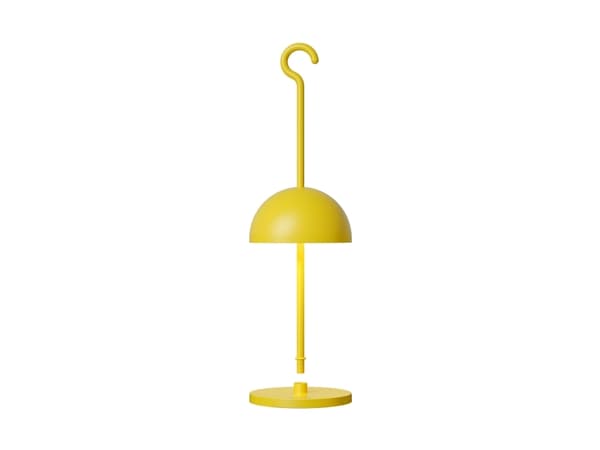 Sompex HOOK, Bordsbelysning för utomhusbruk, Gul, Gjuten aluminium, IP65, Trädgård, Terass, Väderbeständig