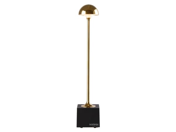 Sompex FLORA, Bordsbelysning för utomhusbruk, Guld, Gjuten aluminium, IP54, Trädgård, Terass, III Guld