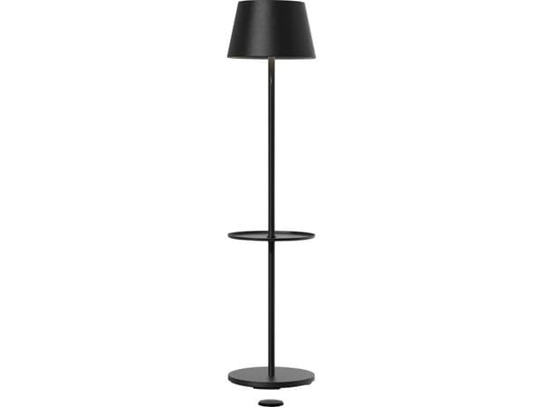 Sompex GARCON, Ulkona käytettävä lattiavalaisin, Musta, Alumiini, IP65, Puutarha, Terassi, III